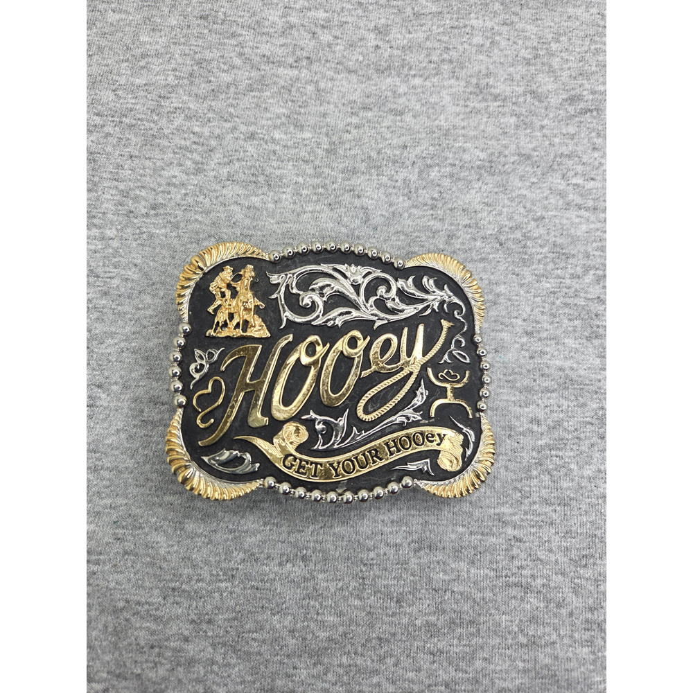 Large Oversized Hooey Rodeo Cowboy Western Horse Belt Buckle